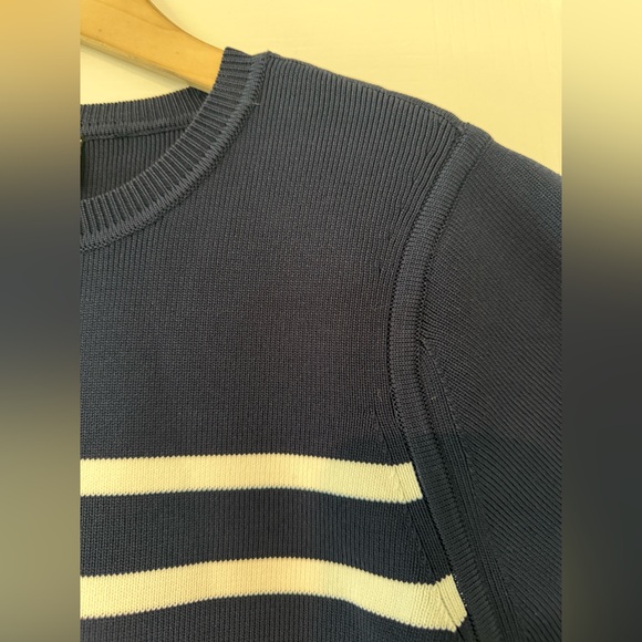 Tuckernuck Navy and White Striped Knit Kirby Top - Picture 13 of 16